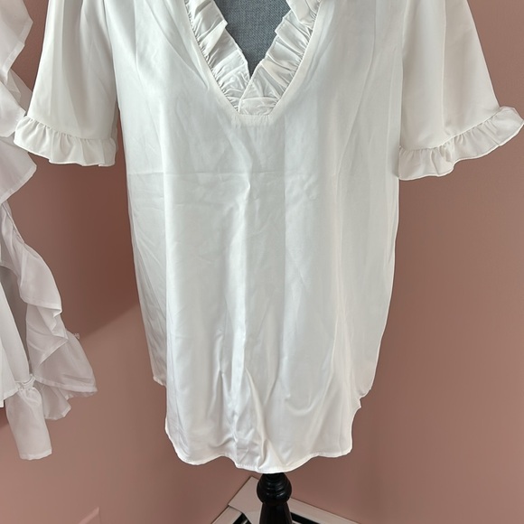 SHEIN Ruffle Shirt - Picture 4 of 7